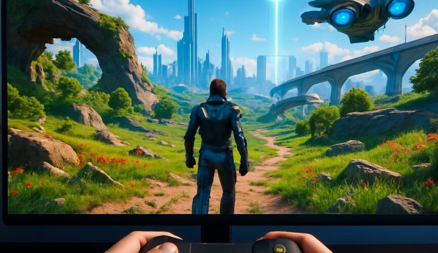 Ilustrasi Pilihan Game Online 2026 dengan Grafis Memukau